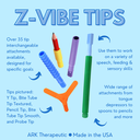 ARK'S Z-VIBE® VIBRATING ORAL MOTOR TOOL blue