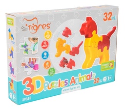 [4068-1001] Educational toy: 3D puzzles "Animals"