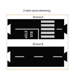[9292-0004-OLD] City Bus Stop Parts Set Flexible Tracks