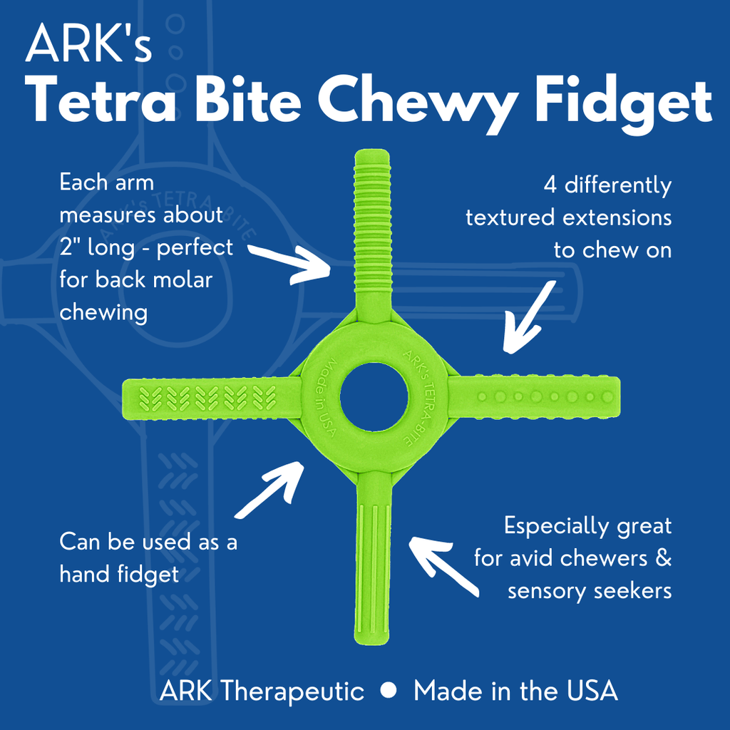 Tetra-Bite Chewy Fidget (blue)