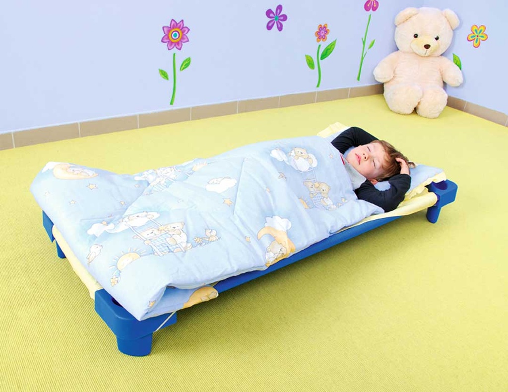 Pre-school sleeping cot BLUE