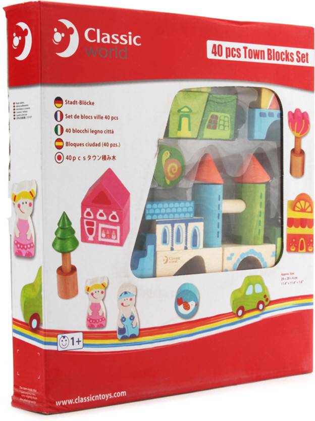 Wooden Bricks - City