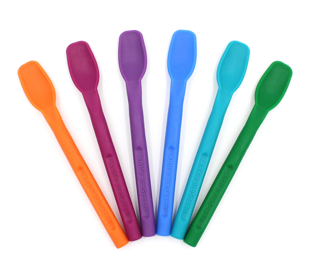 FLAT TEXTURED SPOONS FOR FEEDING THERAPY