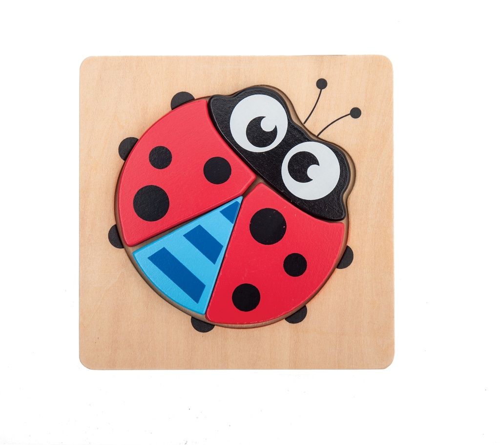 HANDY BLOCK PUZZLES LADYBUG