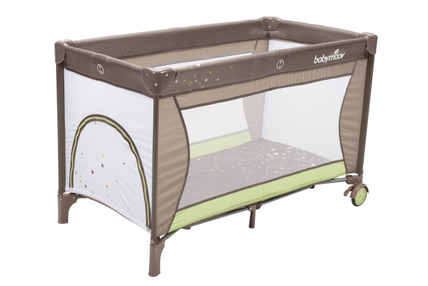 Folding Travel Bed multicoloured