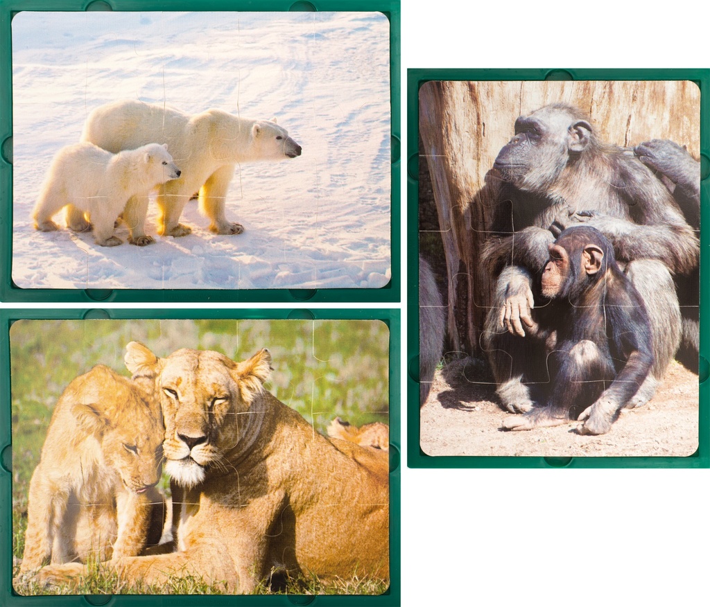 SET 3 SOFT PUZZLE ANIMALS