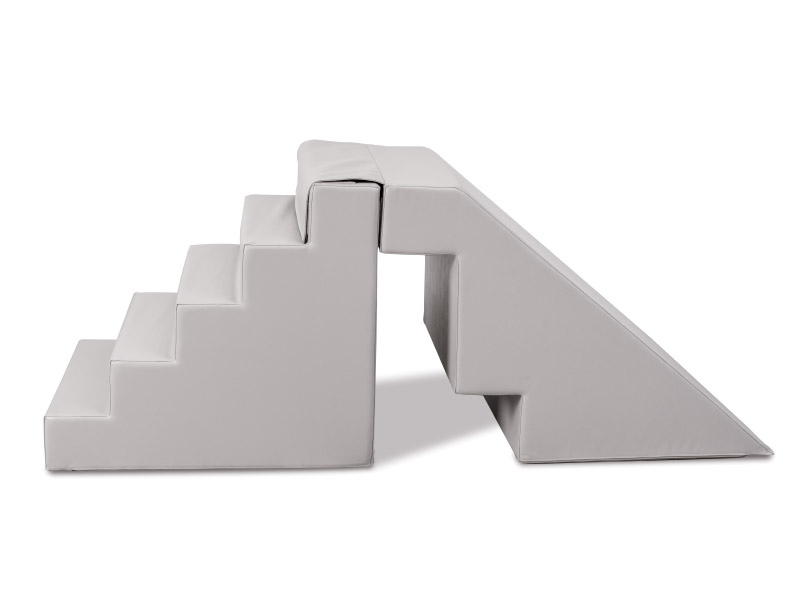 Stairs with a slide PVC high density foam for ball pools