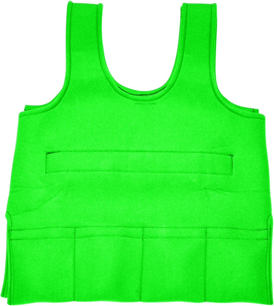 WEIGHTED VEST MEDIUM 1.8KG GREEN