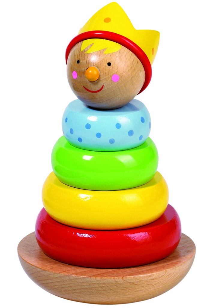 WOODEN STACKABLE PRINCE (58577)