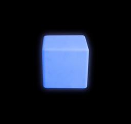 [4036-1041] LED CUBE STOOL 30cm