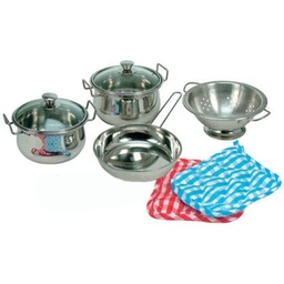 [4028-1004] Stainless Steel Cooking Set, 8pcs