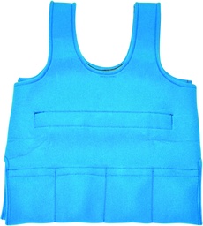 [4027-1008] WEIGHTED VEST SMALL 1.4KG BLUE