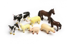 [4023-1060] FARM ANIMAL SET X 8