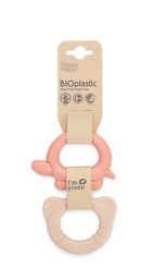 [4009-1059] TINY BIO TEETHER RING RED (6015)