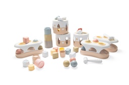 [4009-1062] TINY BIO POUNDING BENCH &amp; SHAPES (52pcs)