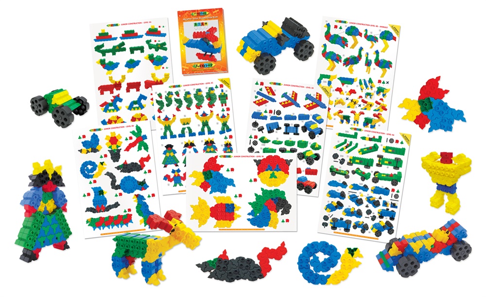 Interlocking Cubes for Construction Blocks 400 Set | TJ Novelty B2C