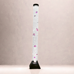 [4036-1075] Bubble Tube 120cm w/remote (round black square base)